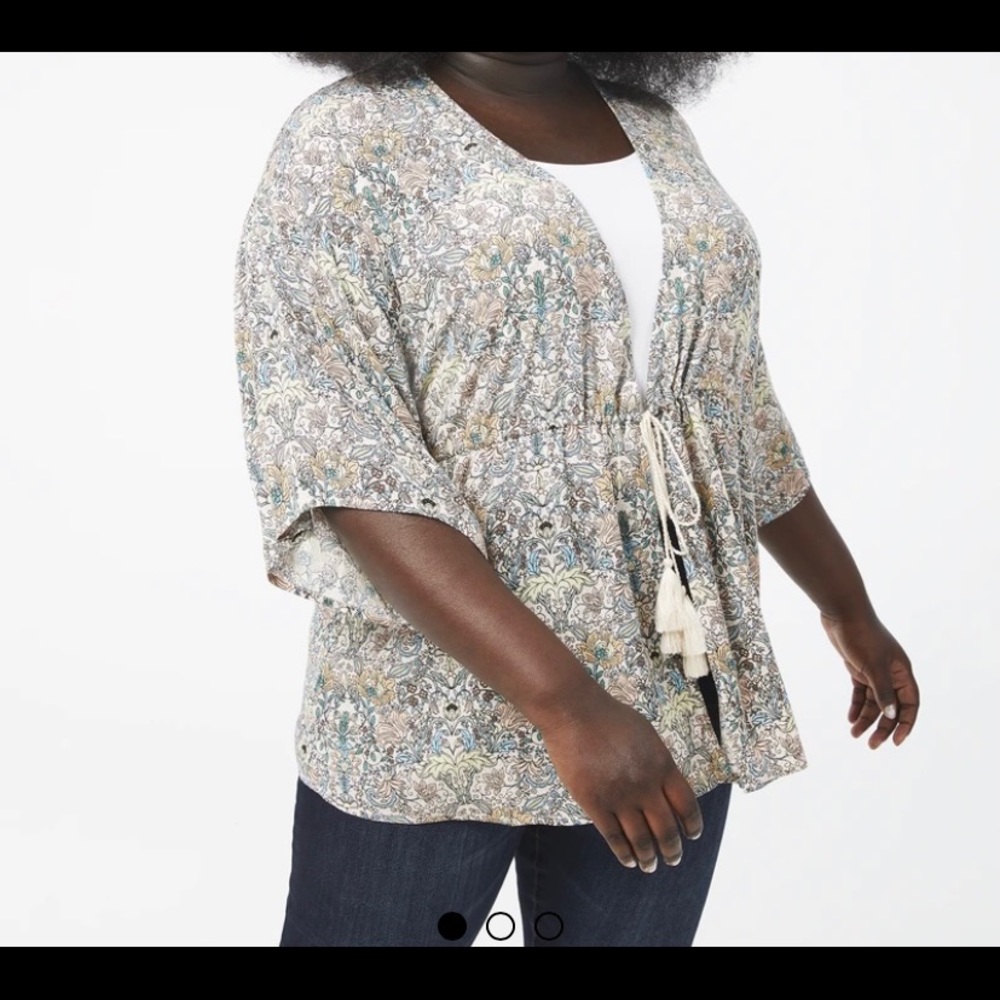 Plus size kimono